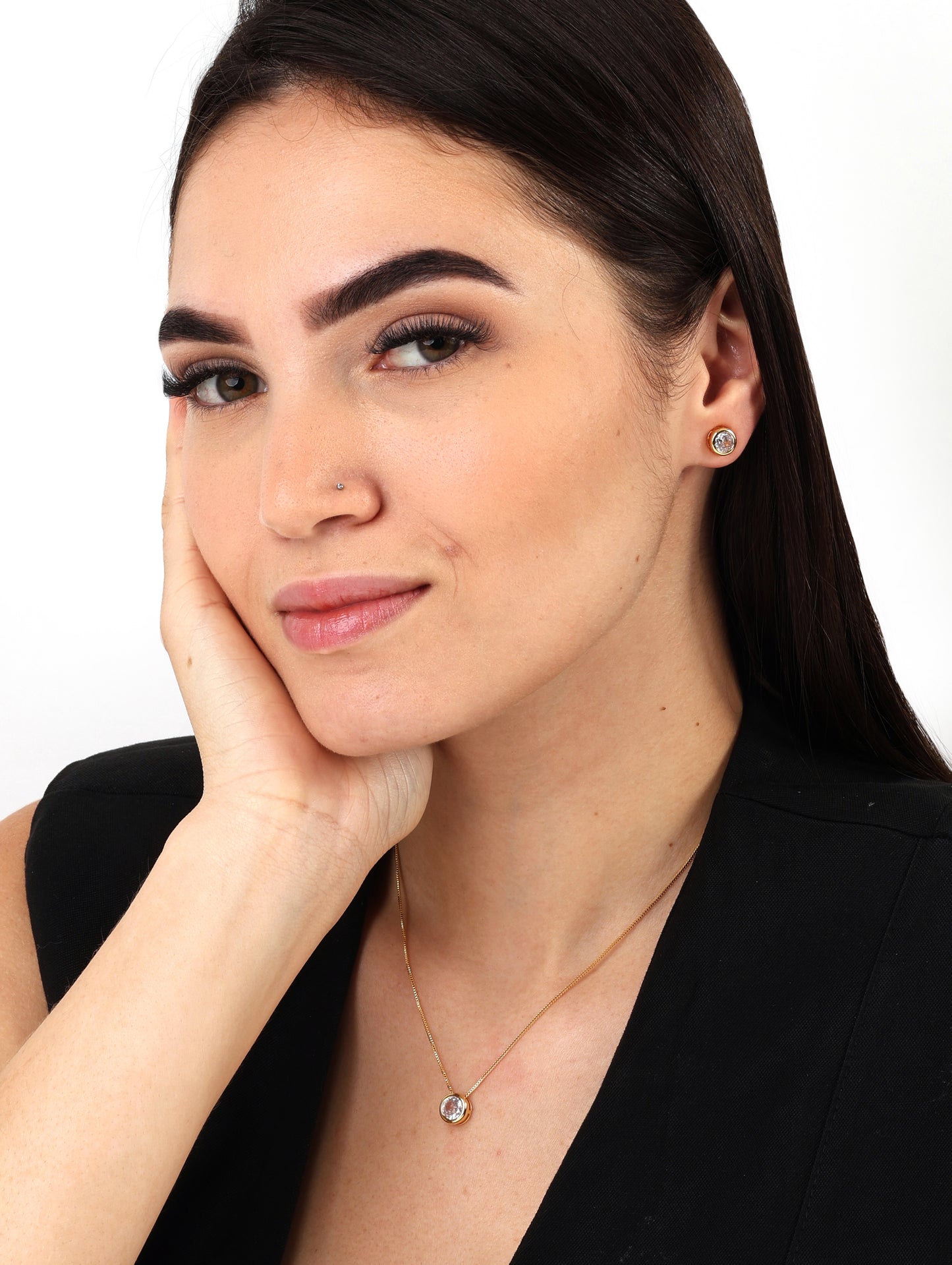 Conjunto Ponto de Luz Ouro