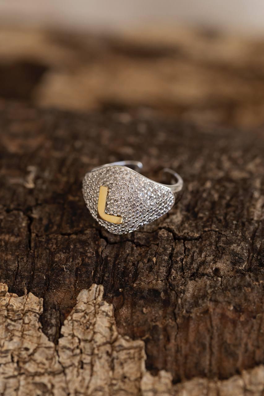 Anel inicial ÍCONE semijoia