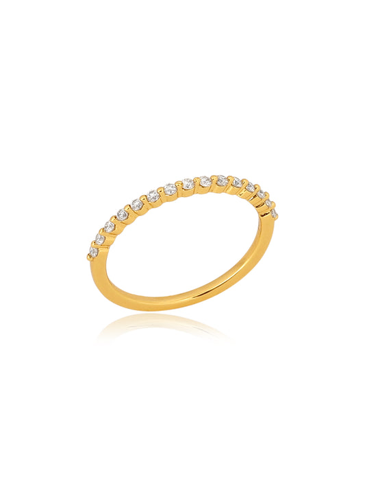 Aparador Moissanite 1.0 mm Ouro