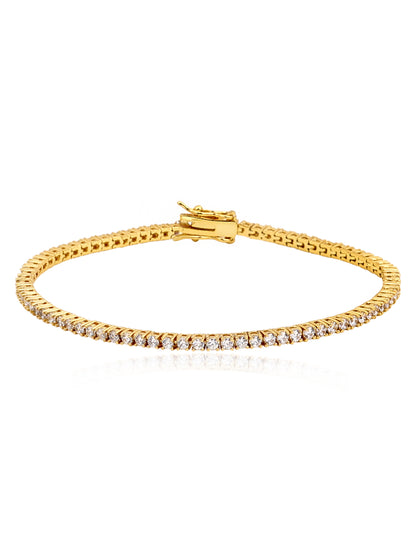 Pul Riviera 4P 2mm Ouro