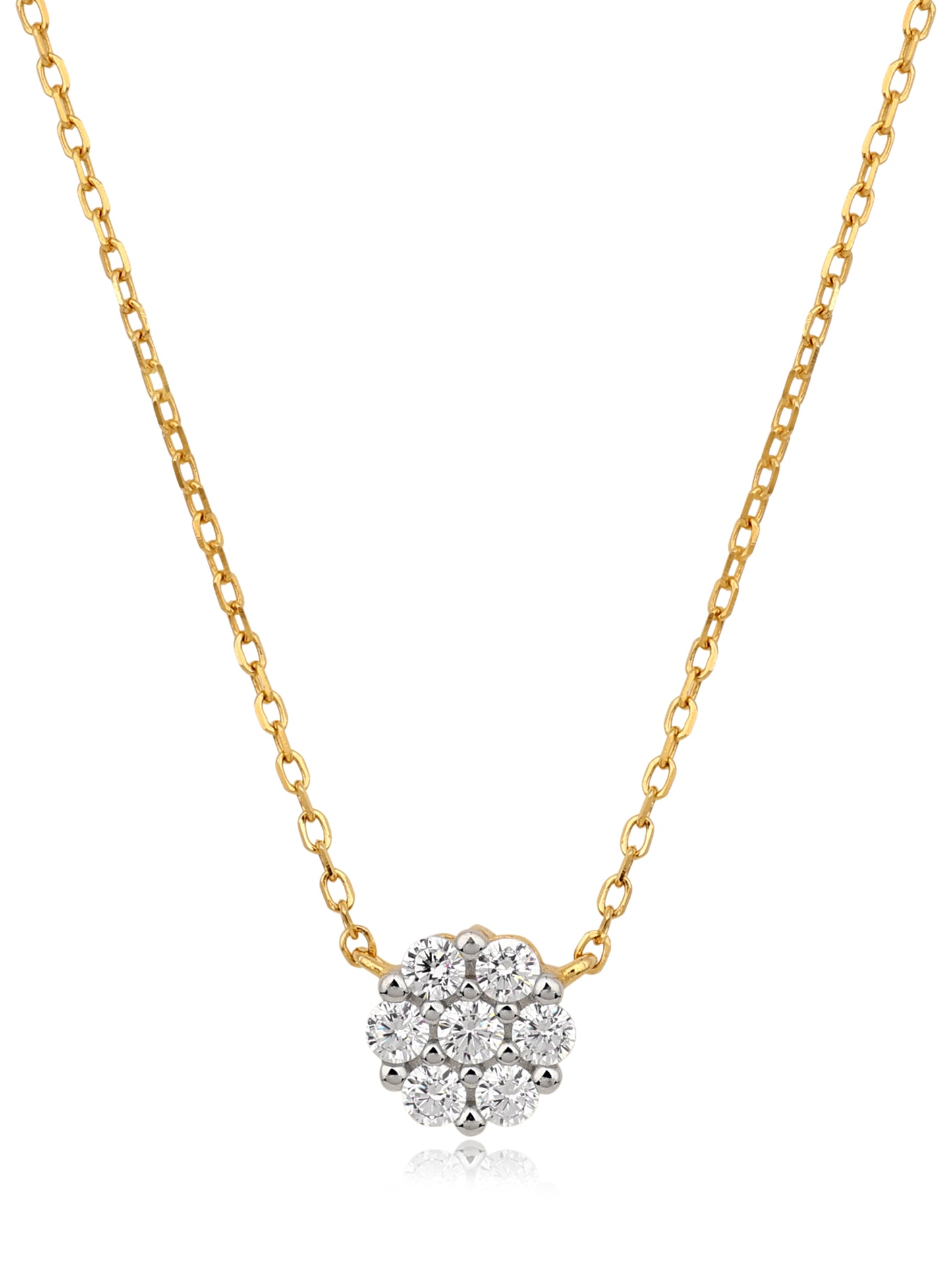 Colar Flourette Ouro 925