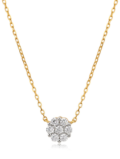 Colar Flourette Ouro 925