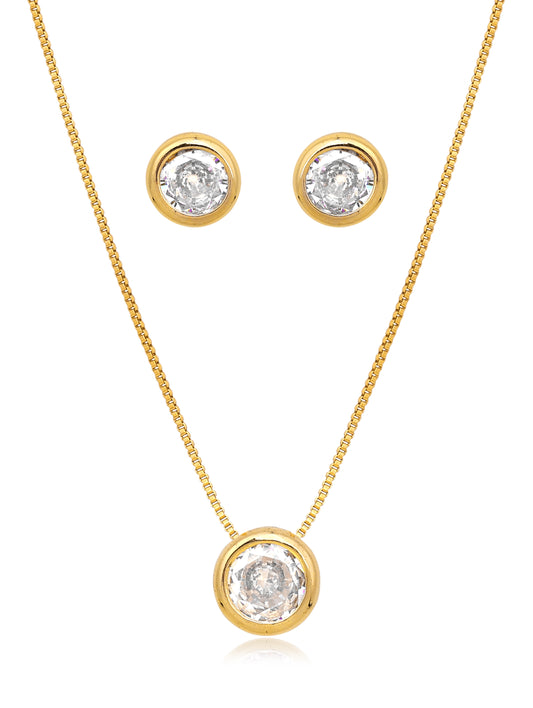 Conjunto Ponto de Luz Ouro