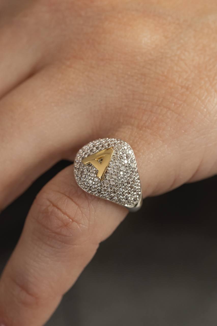 Anel inicial ÍCONE semijoia