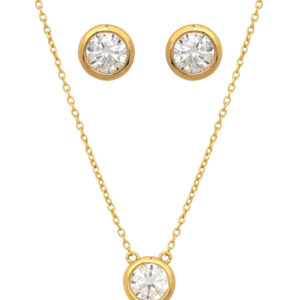 Brinco Moissanite Ouro 5.0 MM