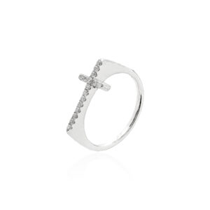 Anel Cruz MOISSANITE